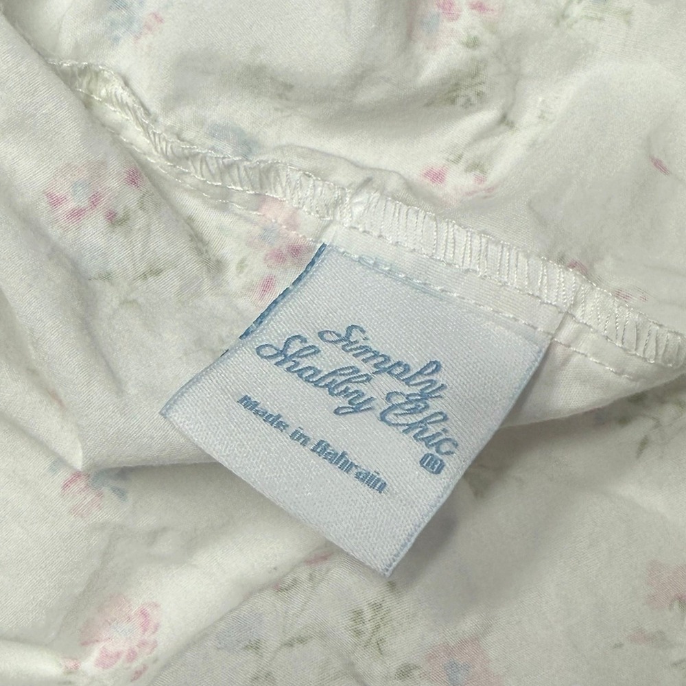 Simply Shabby Chic Candy Floral Queen Sheet Set Fitted Flat & 2 Pillowcase 4pc - Picture 2 of 5